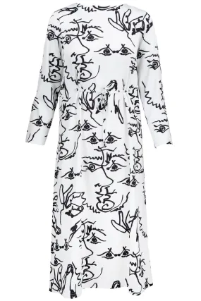 Abstract Shift Dress