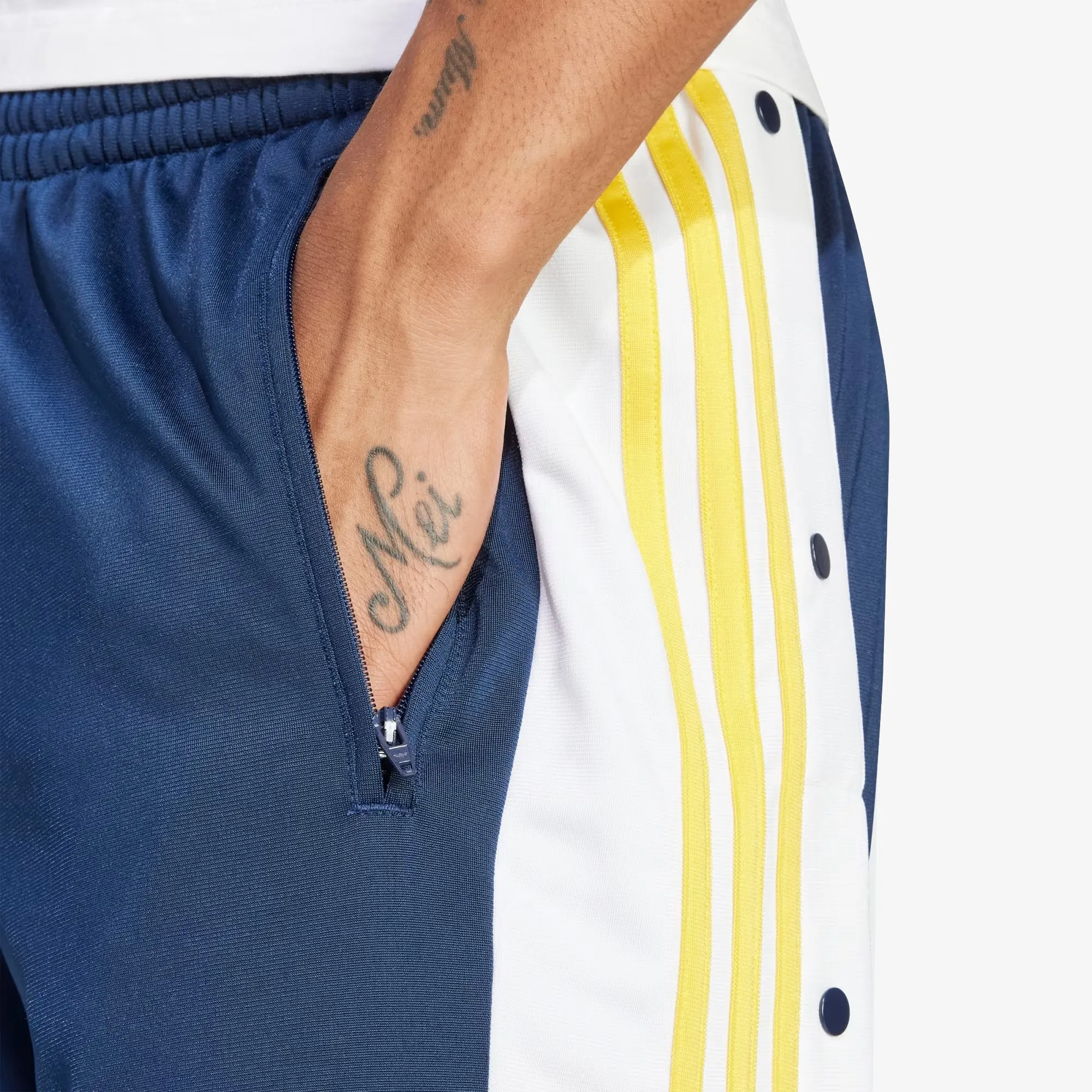 Adidas Originals | ADICOLOR CLASSICS ADIBREAK PANTS  { NIGHT INDIGO/BOLD GOLD/WHITE