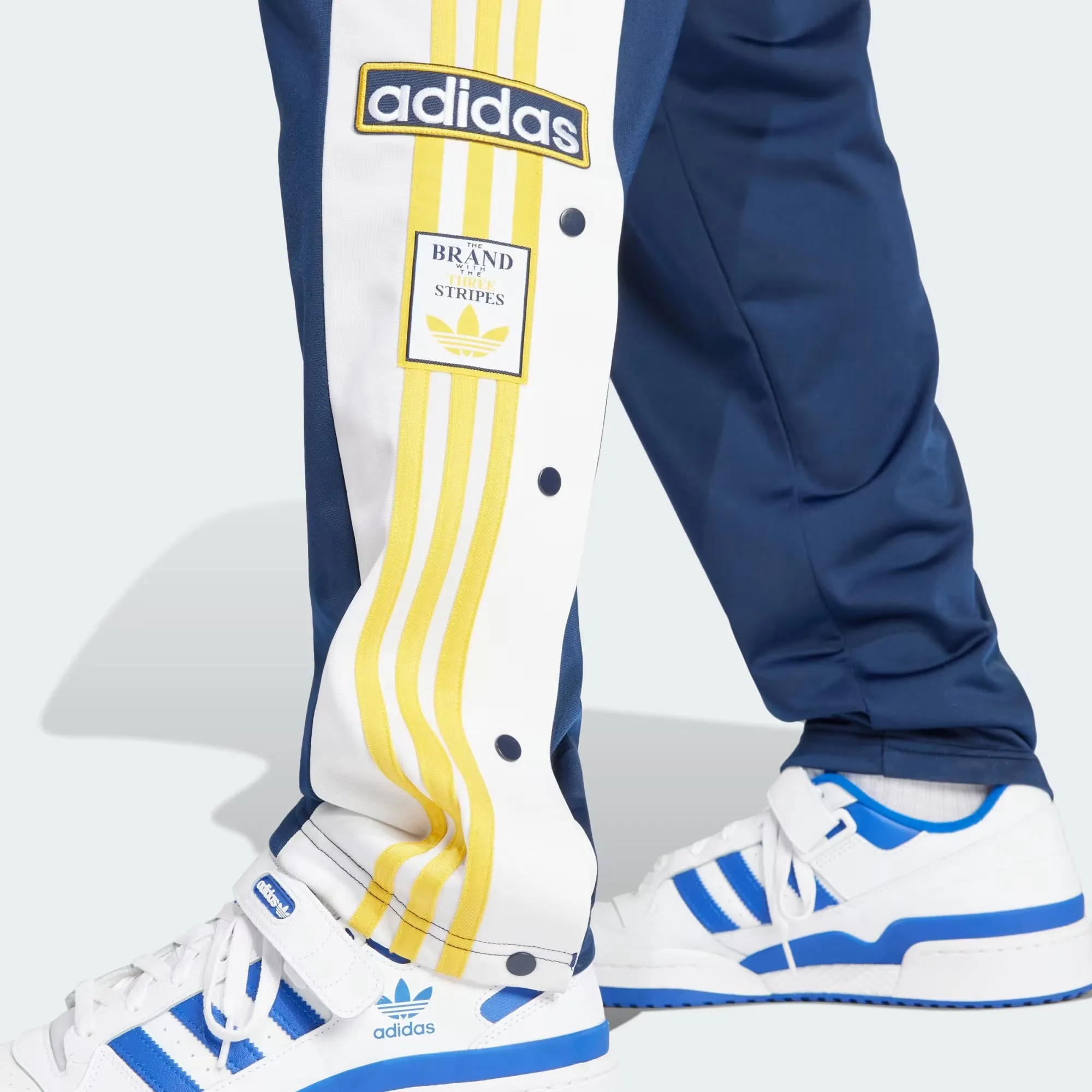 Adidas Originals | ADICOLOR CLASSICS ADIBREAK PANTS  { NIGHT INDIGO/BOLD GOLD/WHITE