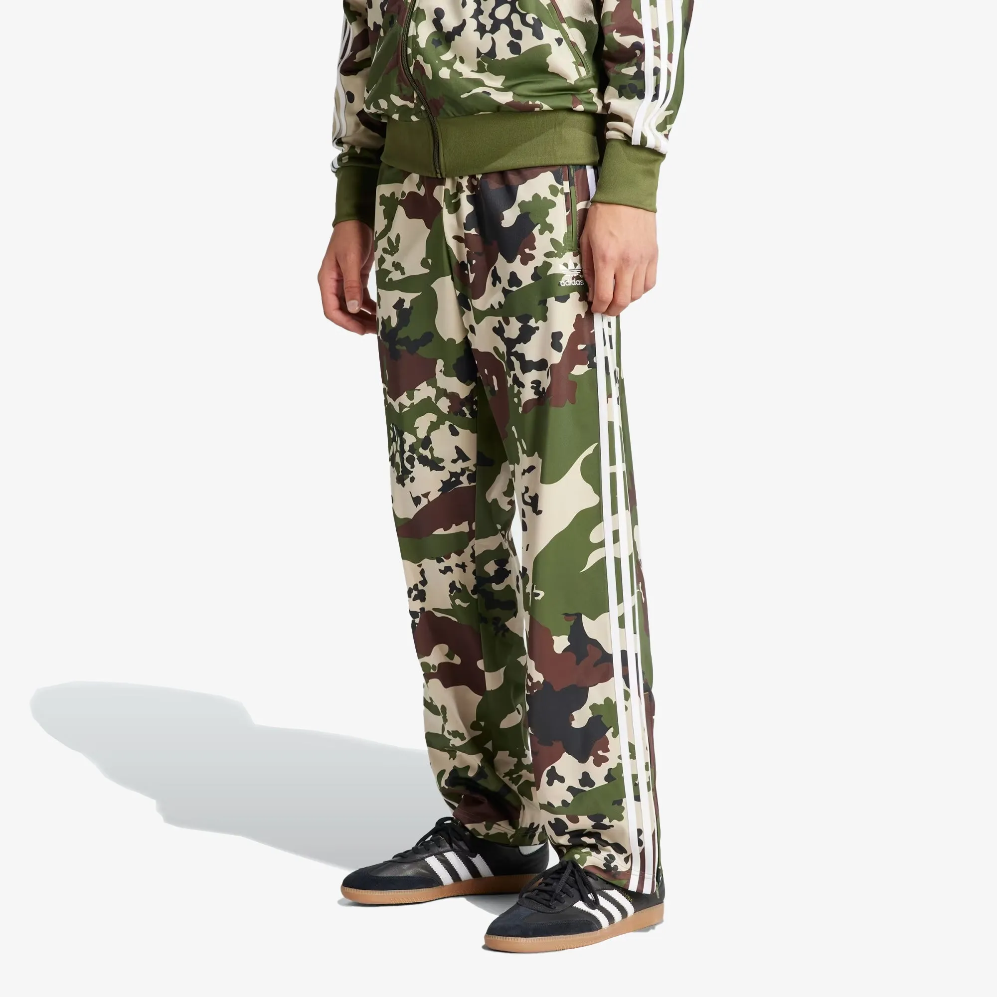 Adidas Originals | CAMO FOOTBALL TRACK PANTS  { WILD PINE