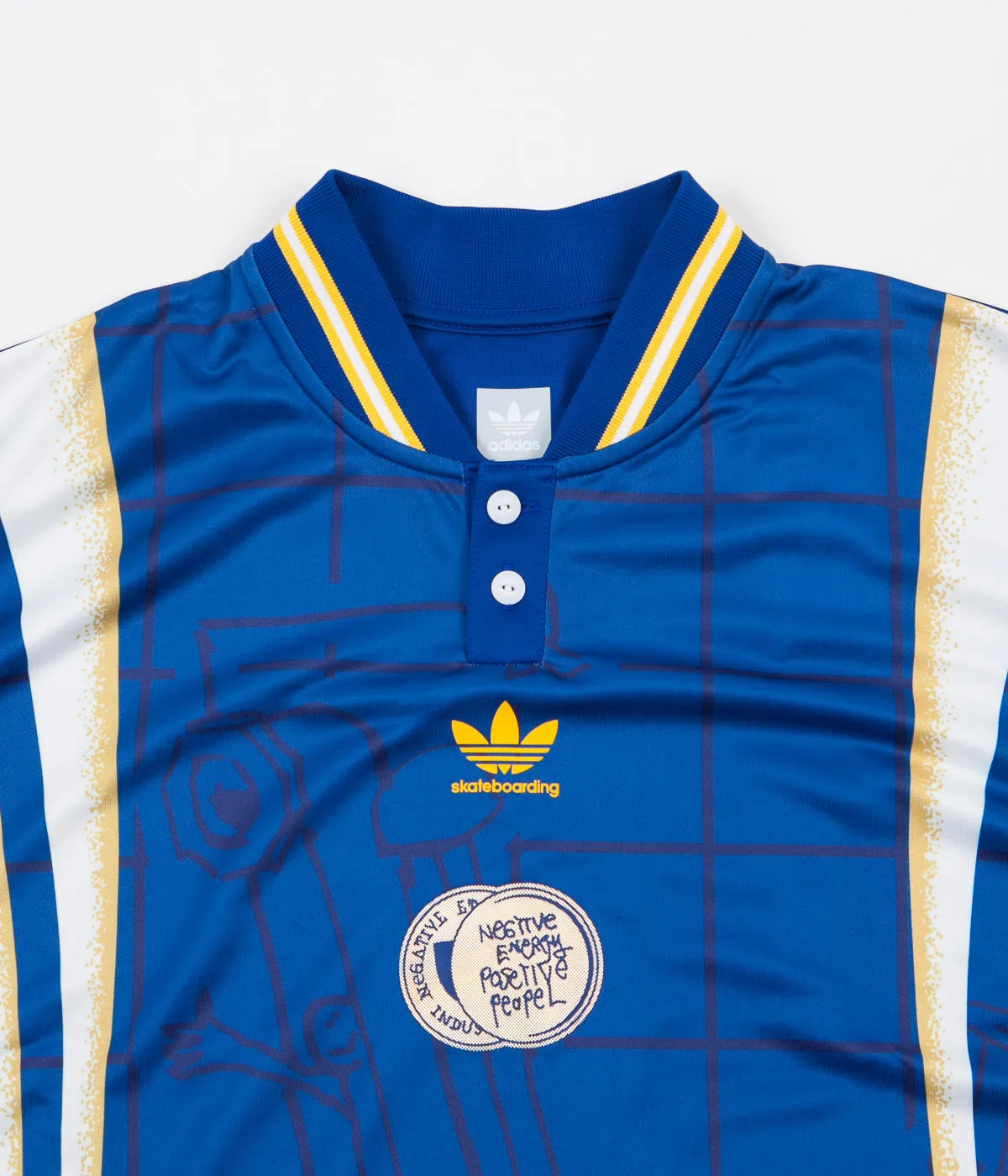 Adidas Teixeira Jersey - Collegiate Royal / Bold Gold / White