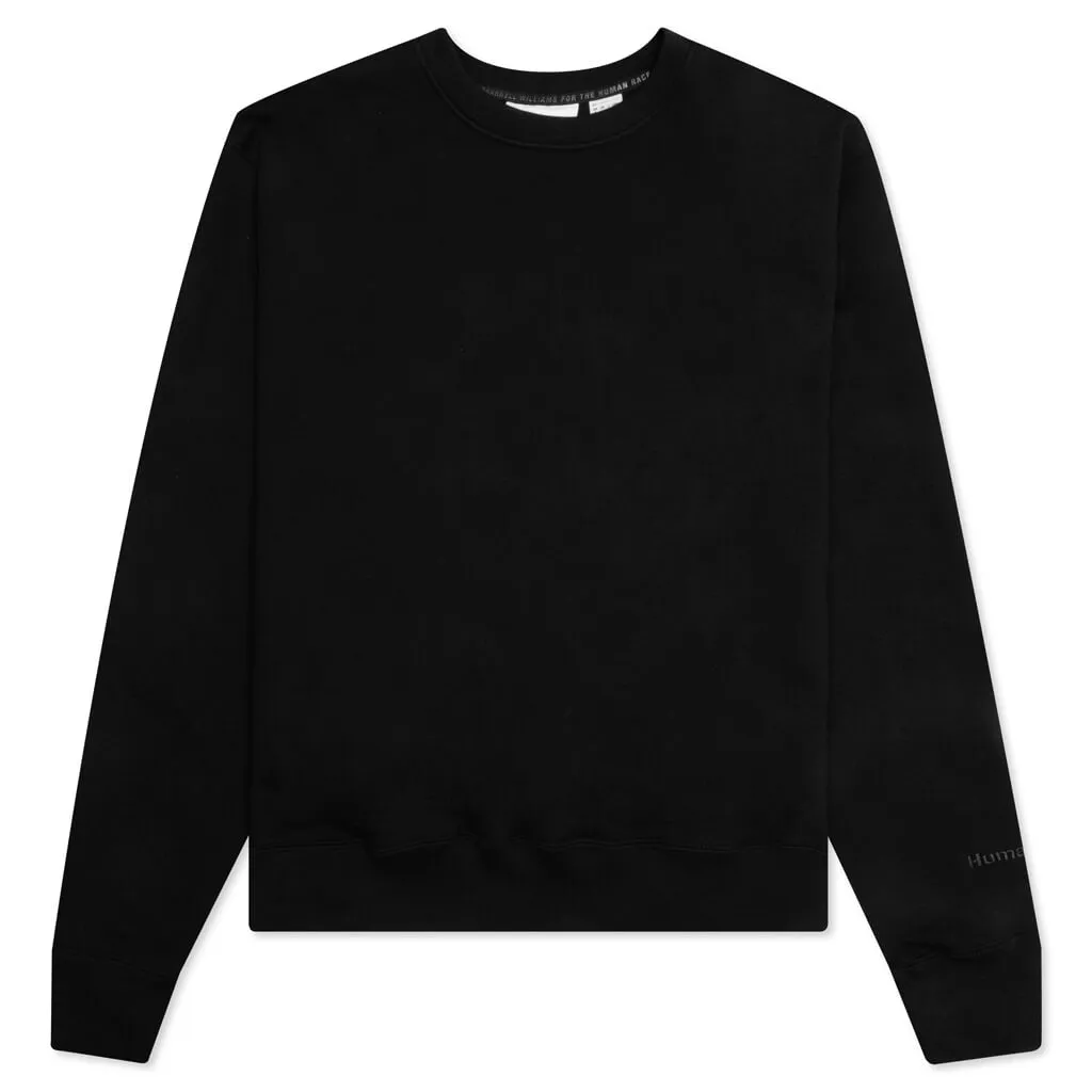 Adidas x Pharrell Williams Basics Crew - Black