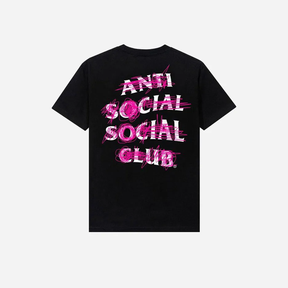 ANTI SOCIAL SOCIAL CLUB NEVERMIND T-SHIRT BLACK