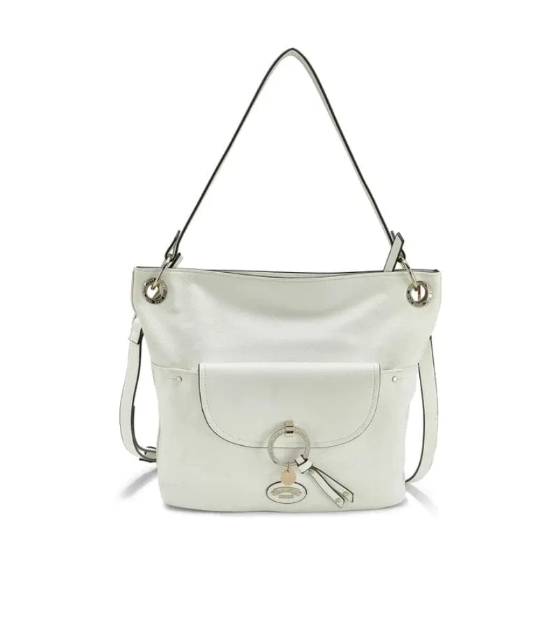 Ara Womens Cream Shoulder Handbag Cora 16-21104-38