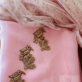 Baby Pink Designer Punjabi Salwar Suit