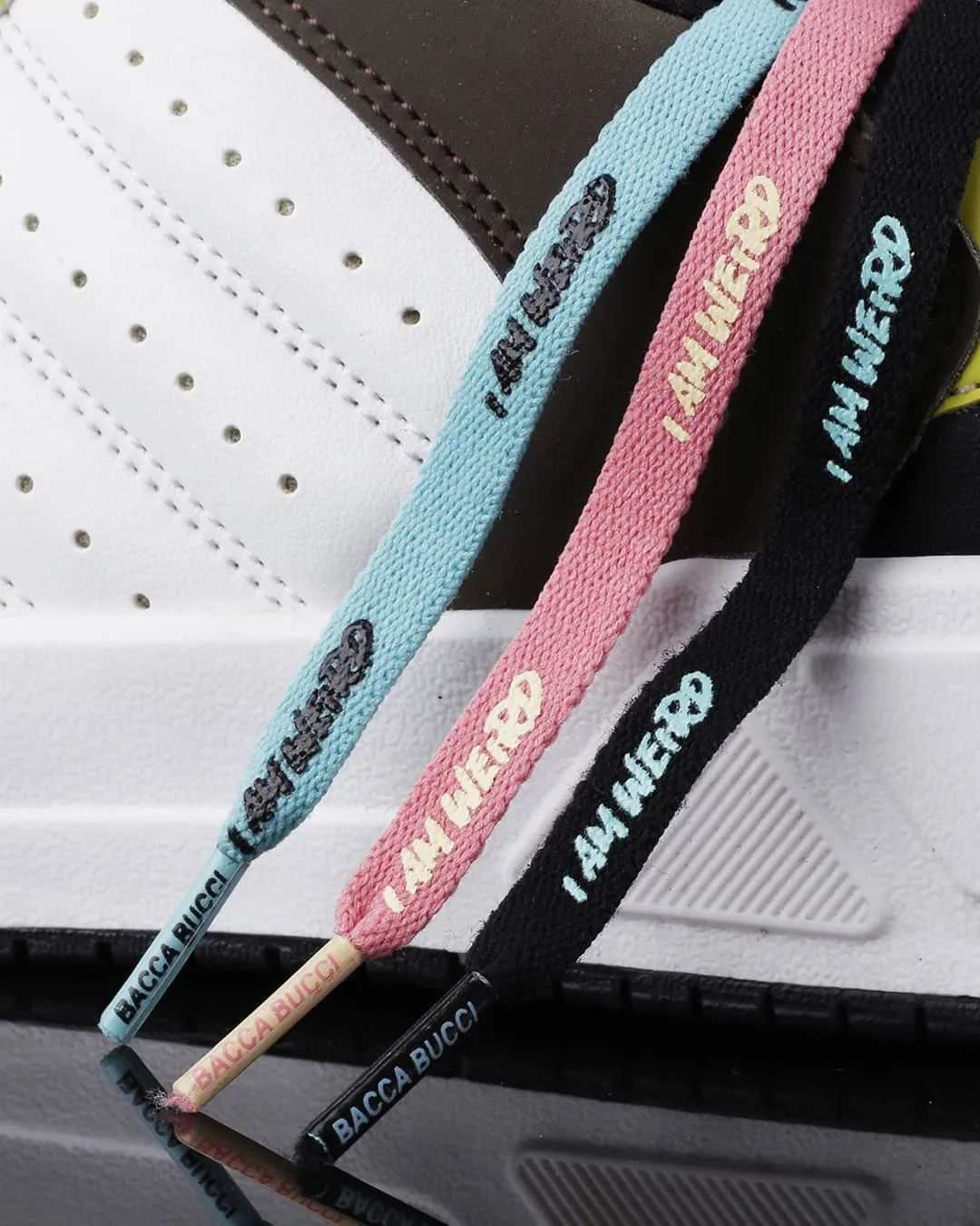 Bacca Bucci "I AM WEIRD" Sneaker Laces