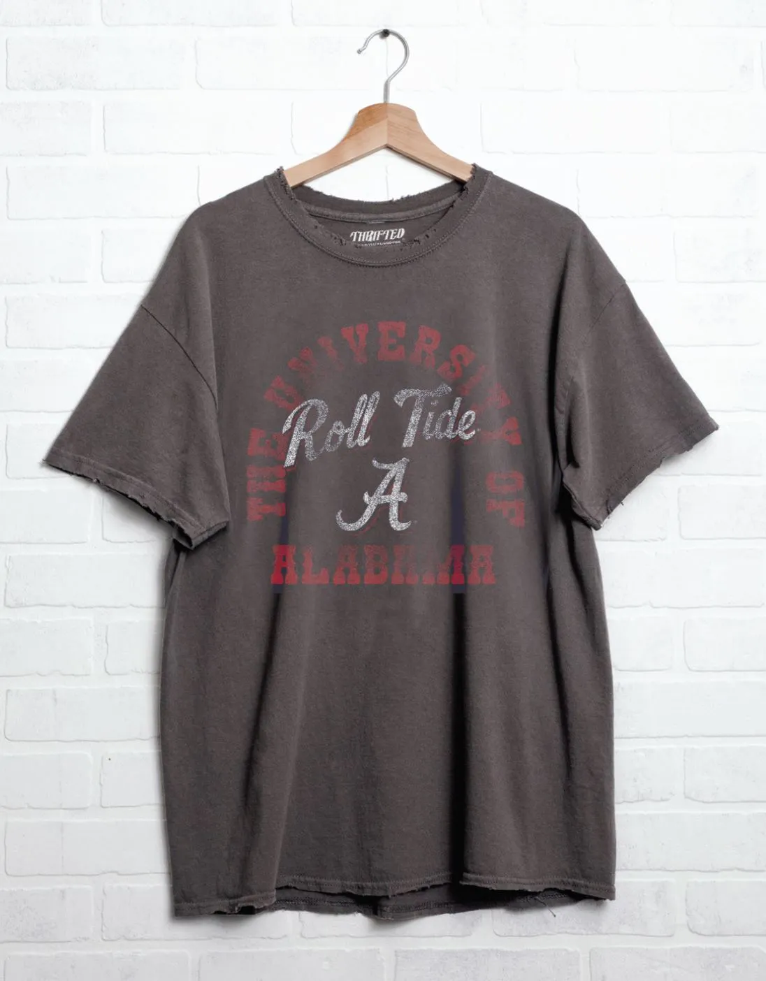 Bama Draft Charcoal Thrifted Tee