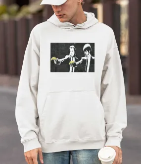 Banksy Hoodie - Pulp Fiction Bananas