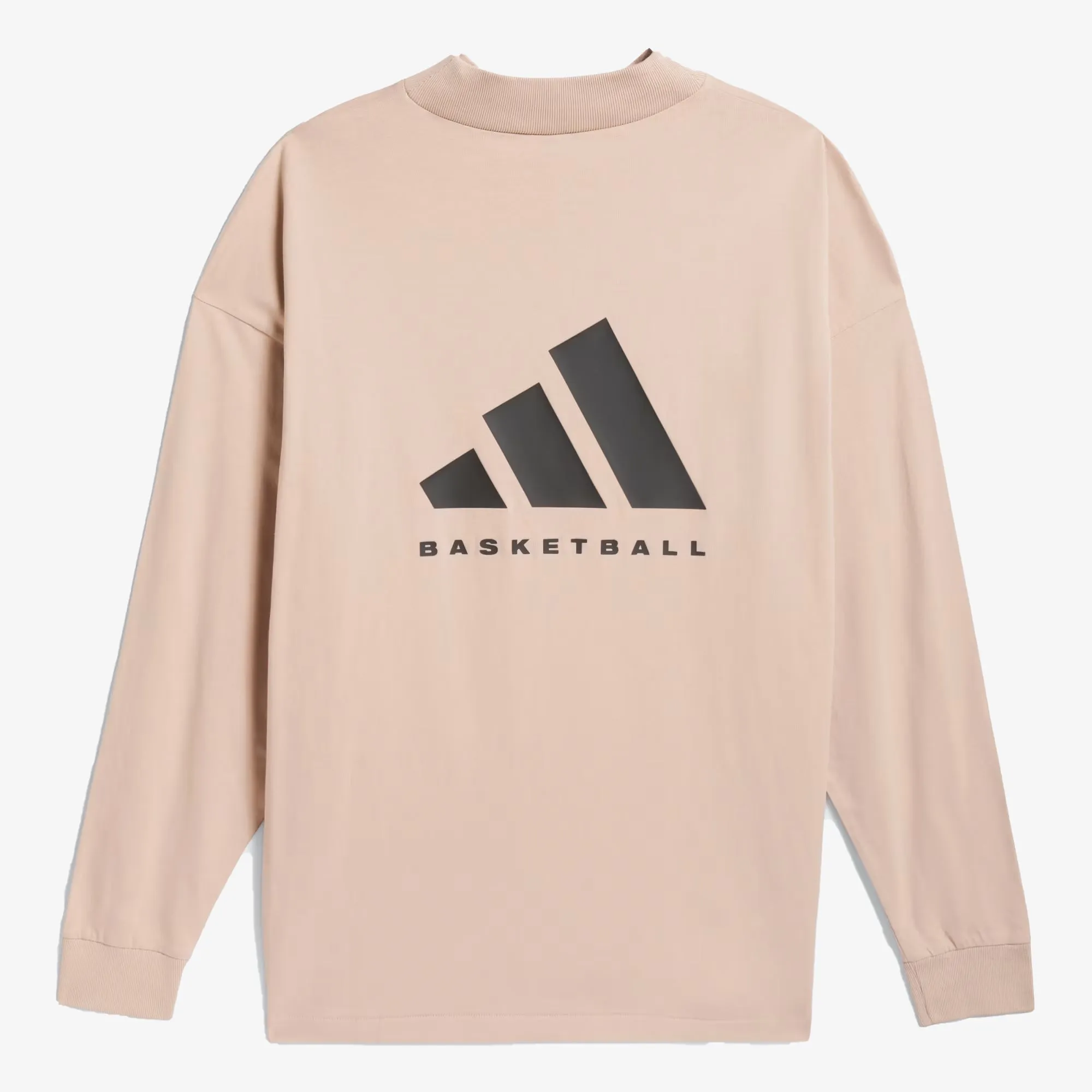 BASKETBALL LONG SLEEVE TEE 'ASH PEARL'