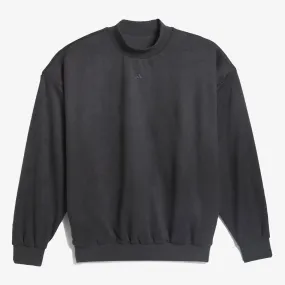 BASKETBALL SUEDED CREW SWEATSHIRT 'CARBON'