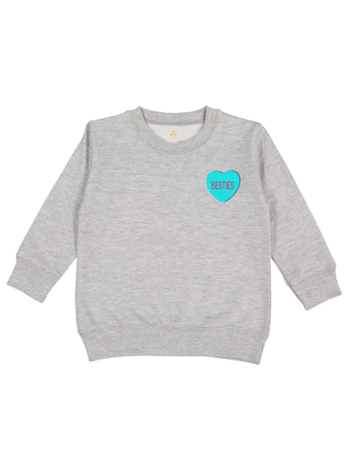 Big Sister Little Sister Matching Besties Valentine's Day Sweatshirts