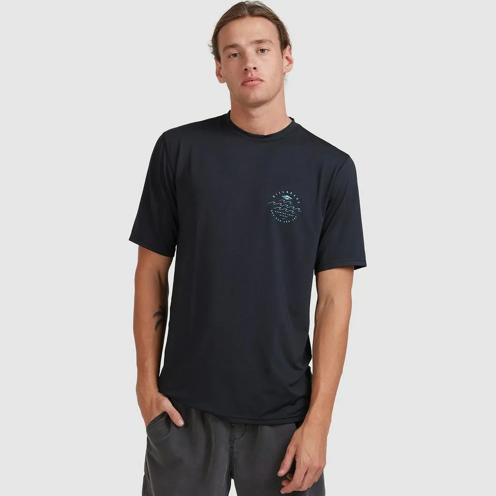 Billabong Wavey Davey Loose Fit Short Sleeve Rash Vest