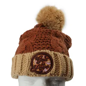 Blessed Girl Womens Pom Pom Beanie God Is Love