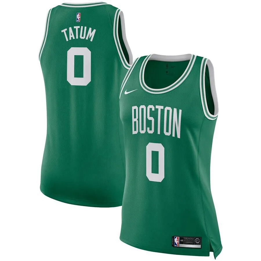 Boston Celtics Jayson Tatum Nike Swingman Icon Jersey Womens - Green | Ireland I6496A1