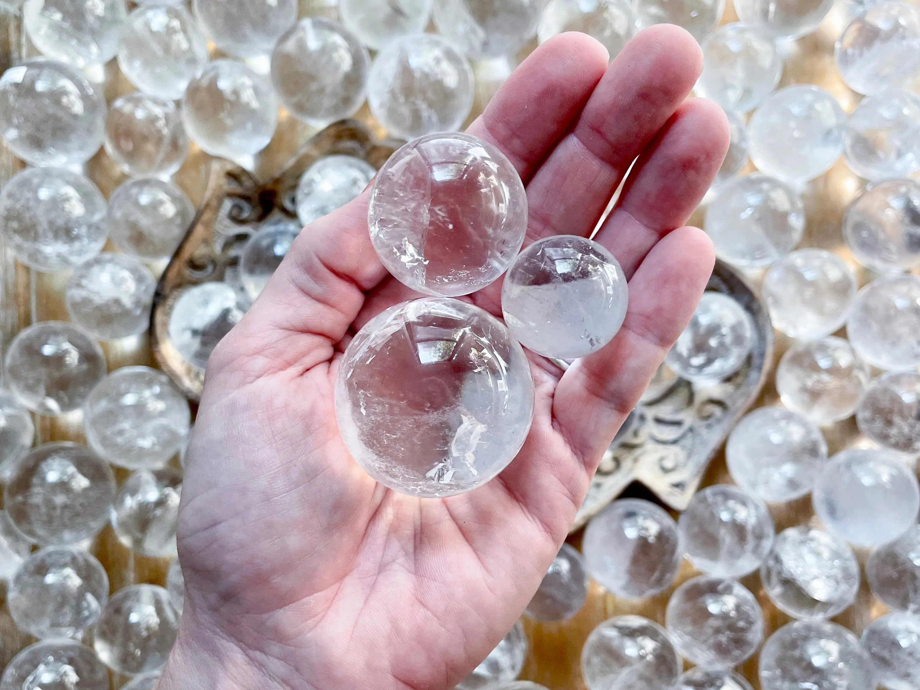 Brazilian Clear Quartz Mini Sphere