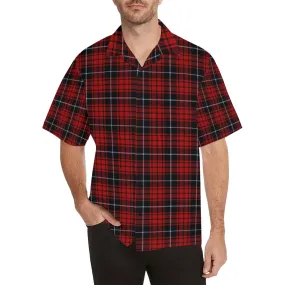 Brick Plaid Hawaiian Shirt