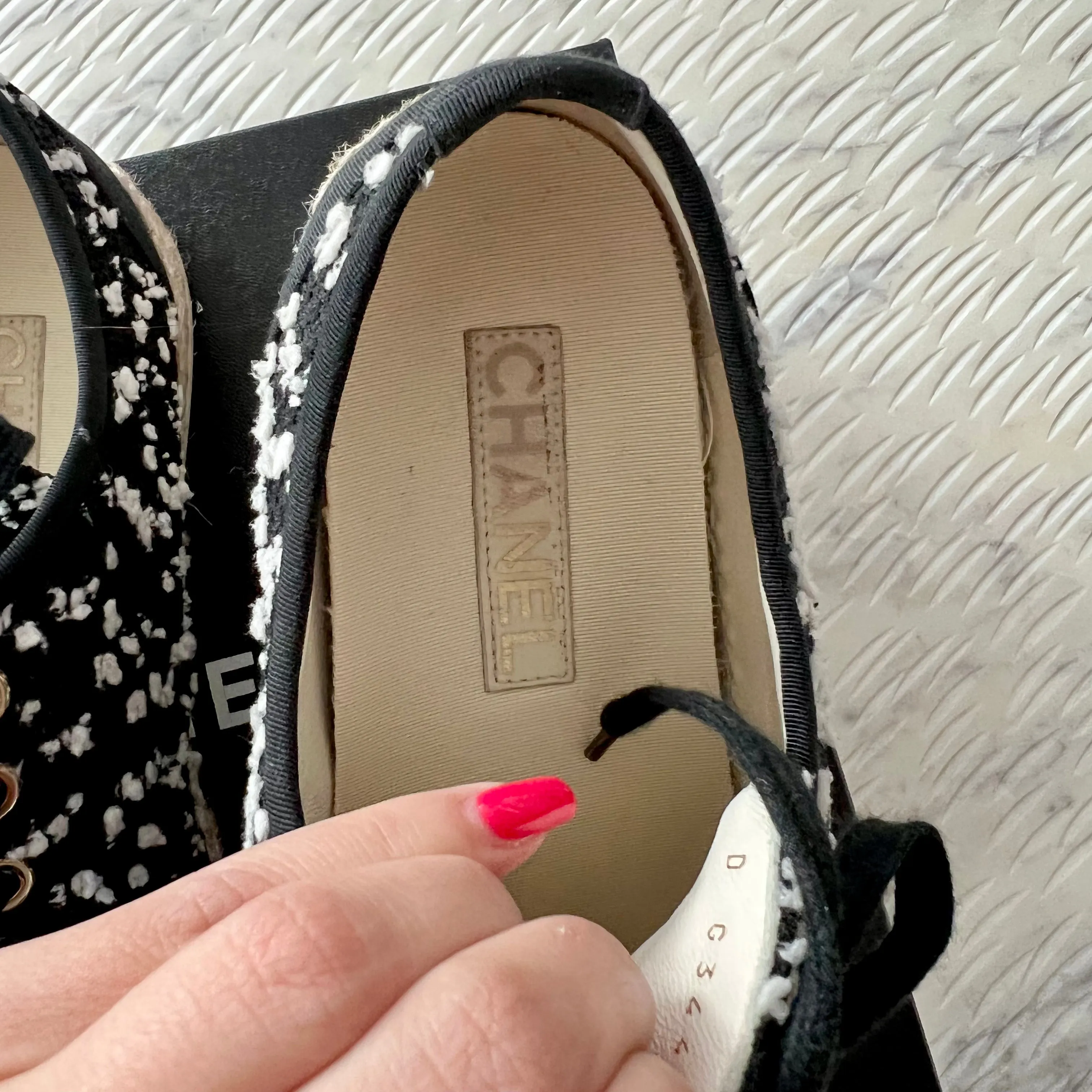 Chanel Lace Up Espadrilles