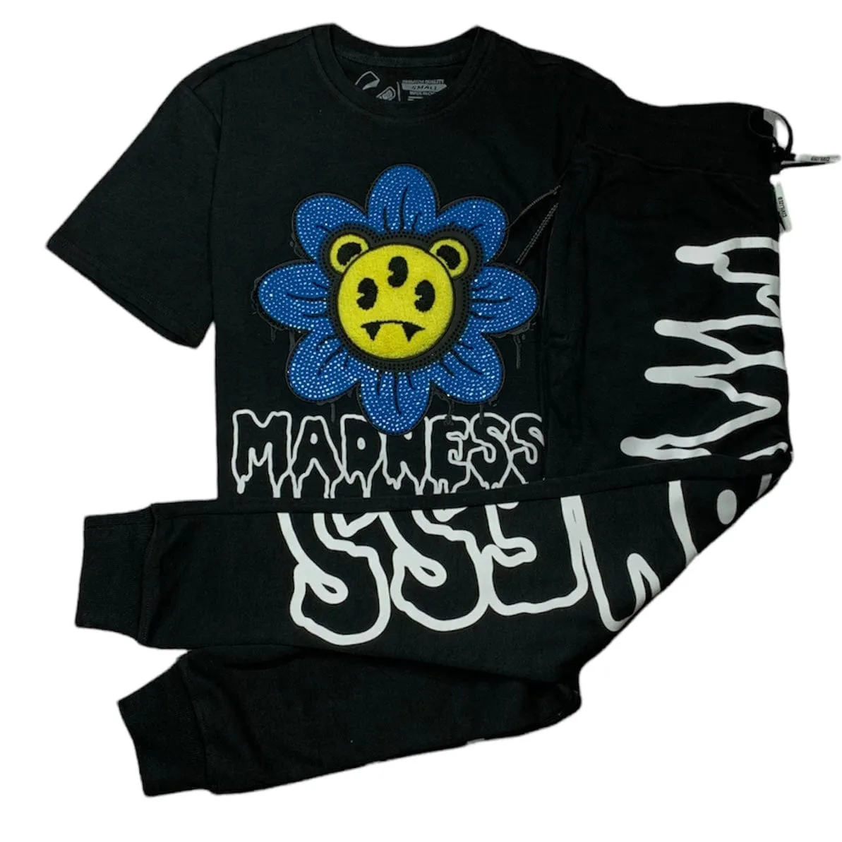 Civilized Madness T Shirt & Jogger Set (Black) CV1439-1440