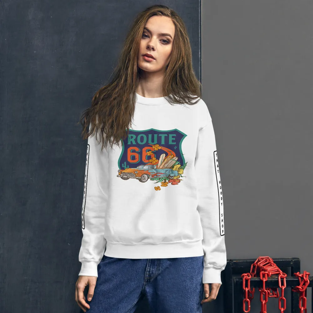 Cruisin Route 66 Unisex Sweatshirt