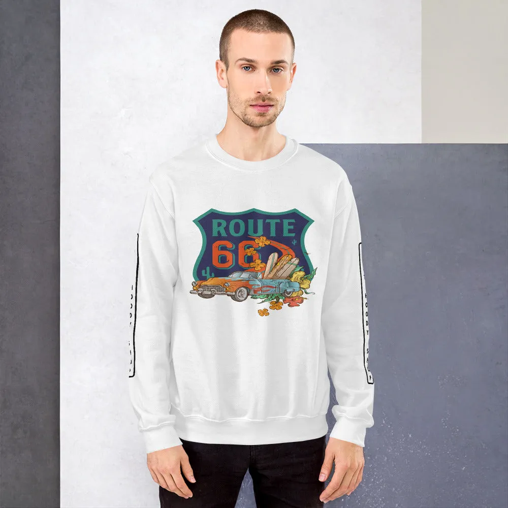 Cruisin Route 66 Unisex Sweatshirt