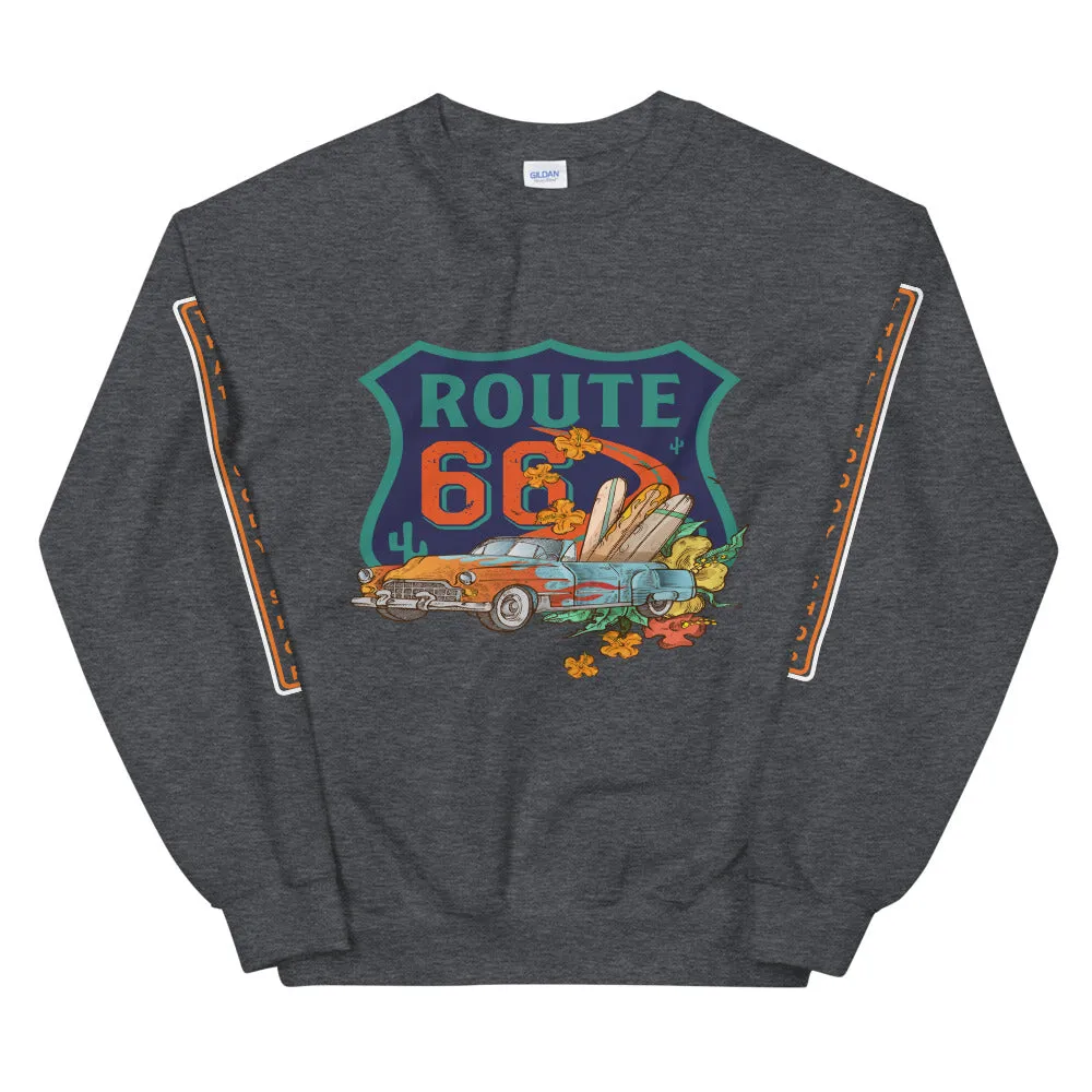 Cruisin Route 66 Unisex Sweatshirt