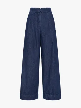 Denim High Waist Pants