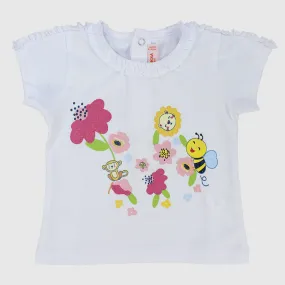 Happy Bee Short-Sleeved T-Shirt