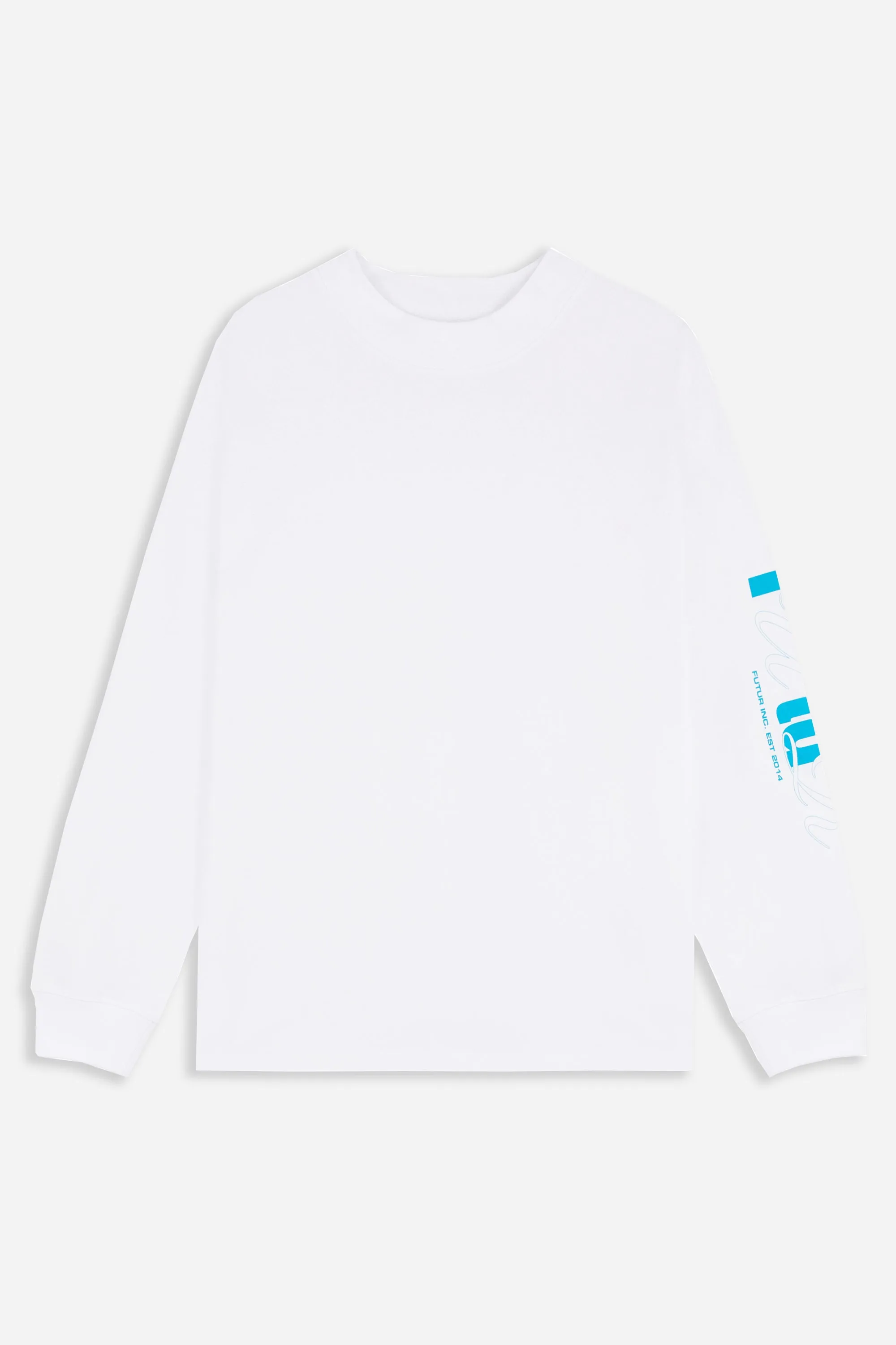 High Neck HW L.S Tee White