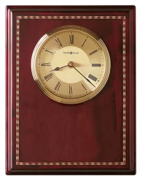 Howard Miller Honor Time II Clock Plaque - Brass Dial - Marquetry