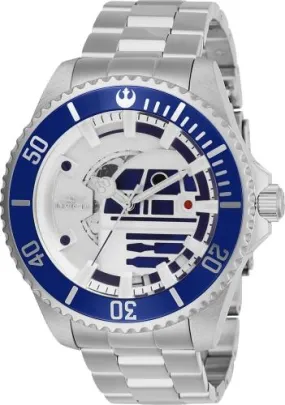 Invicta Star Wars Limited Edition Mens Watch - R2-D2 - Stainless - Bracelet