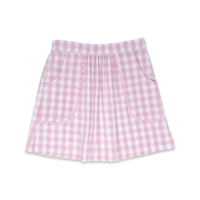 Isabella Skirt - Pink Buffalo Check