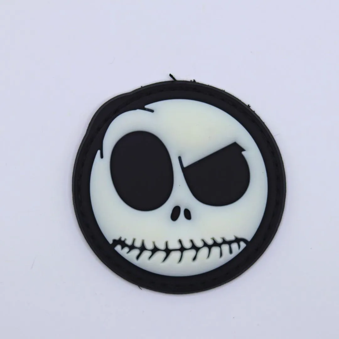 Jack Skellington - Glow in the Dark Velcro Patch