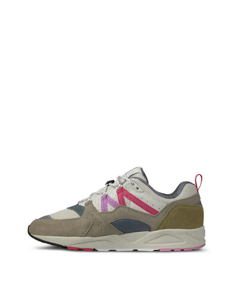 Karhu Womens Fusion 2.0 Trainers Abbey Stone/ Pink Yarrow