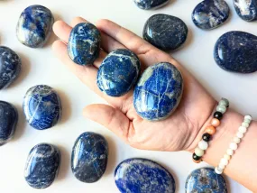 Lapis Lazuli Palm Stone