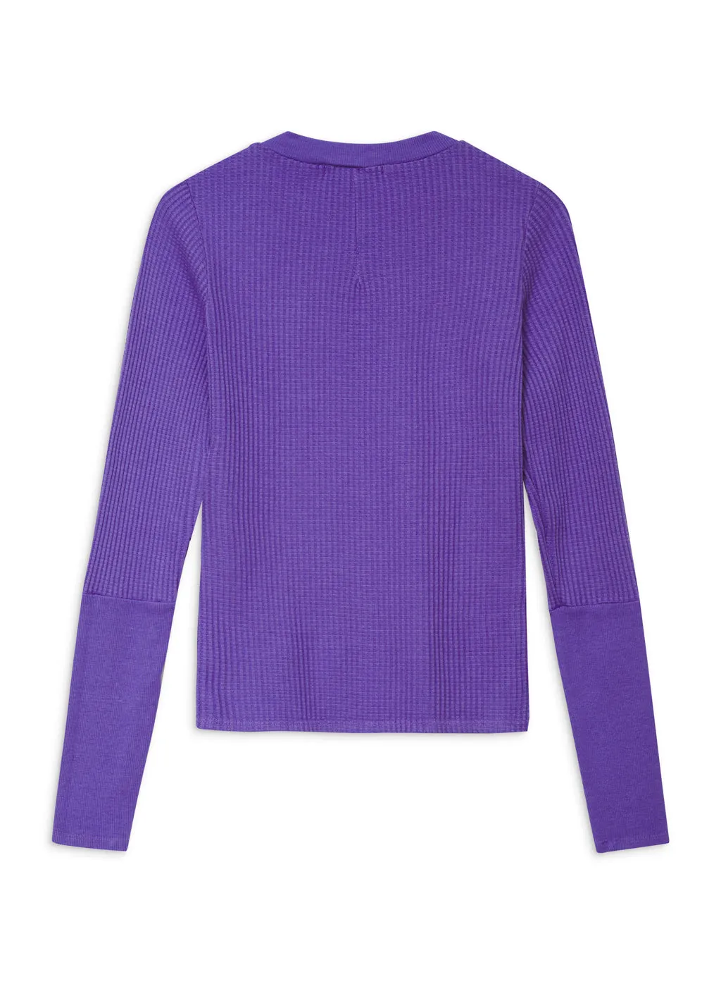 Luxe Thermal Long Sleeve Scoop Neck in Iris