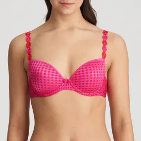 Marie Jo Padded Plunge Bra-Avero-Electric Pink