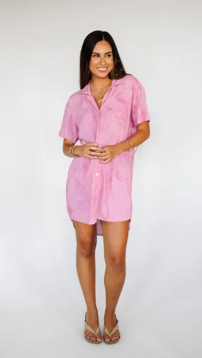 Maui Shirt Dress / Murky Light Magenta