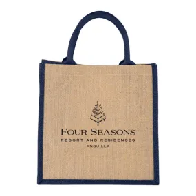 Medium Jute Shopper Tote Printed Customized with your Brand or Logo