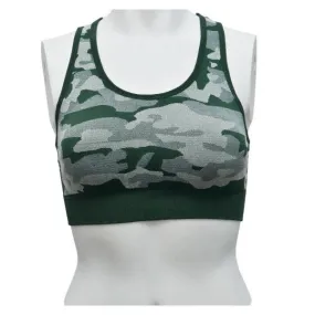 Military Pattern Sports Bra