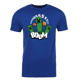 Minecraft Boom Adult Short Sleeve T-Shirt