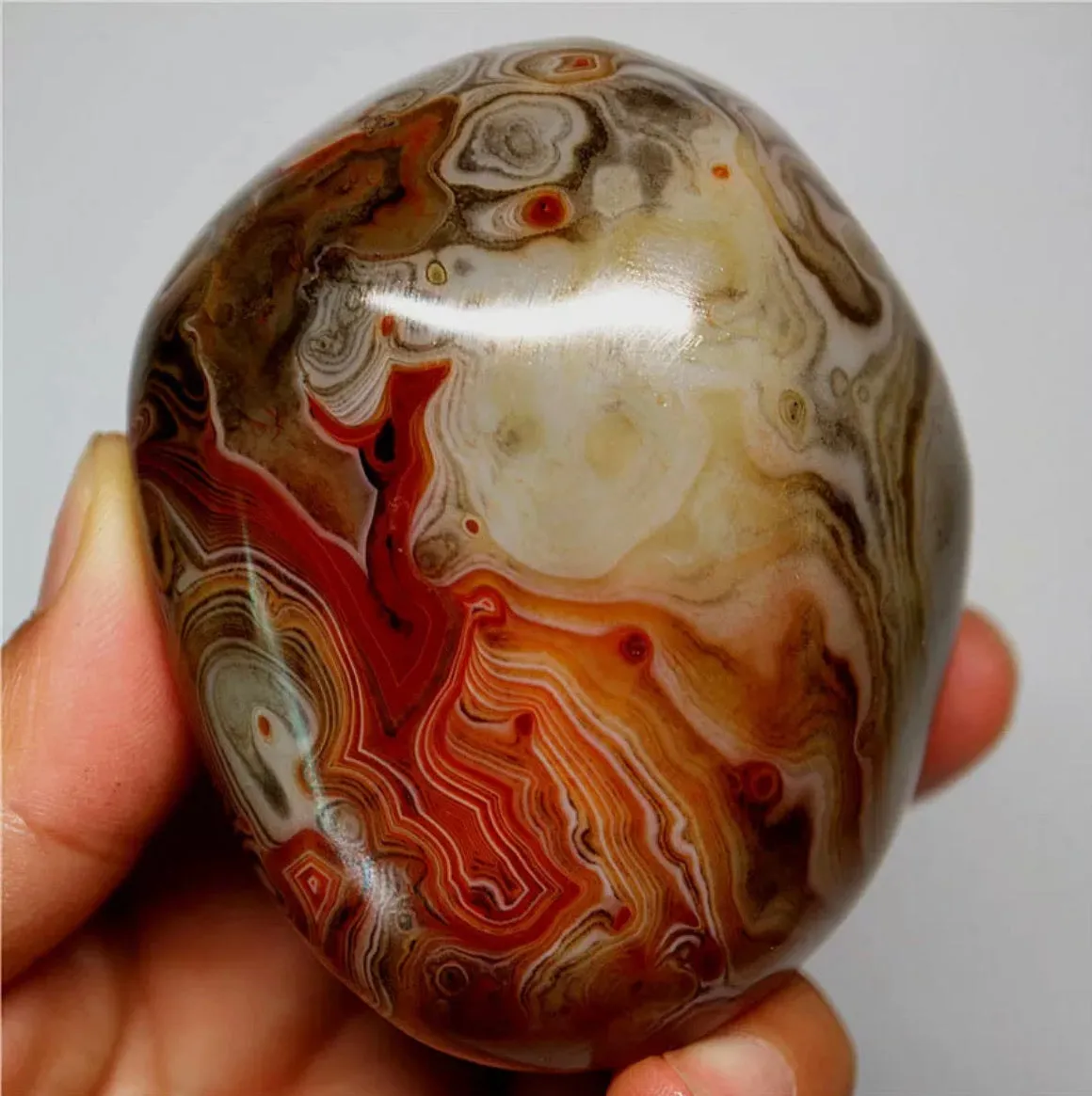 Natural Mad River Agate gemstone