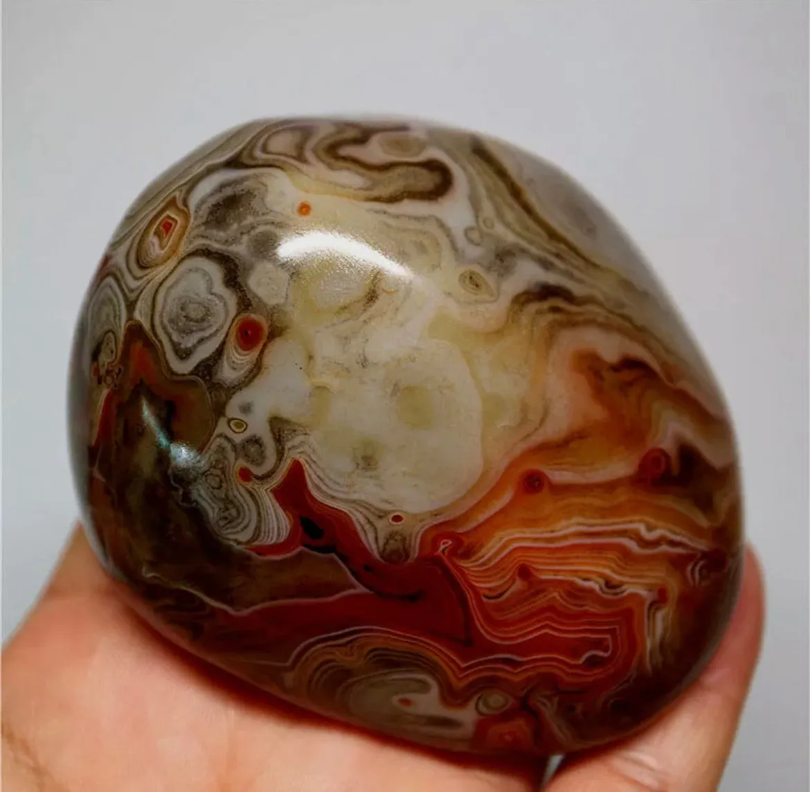 Natural Mad River Agate gemstone