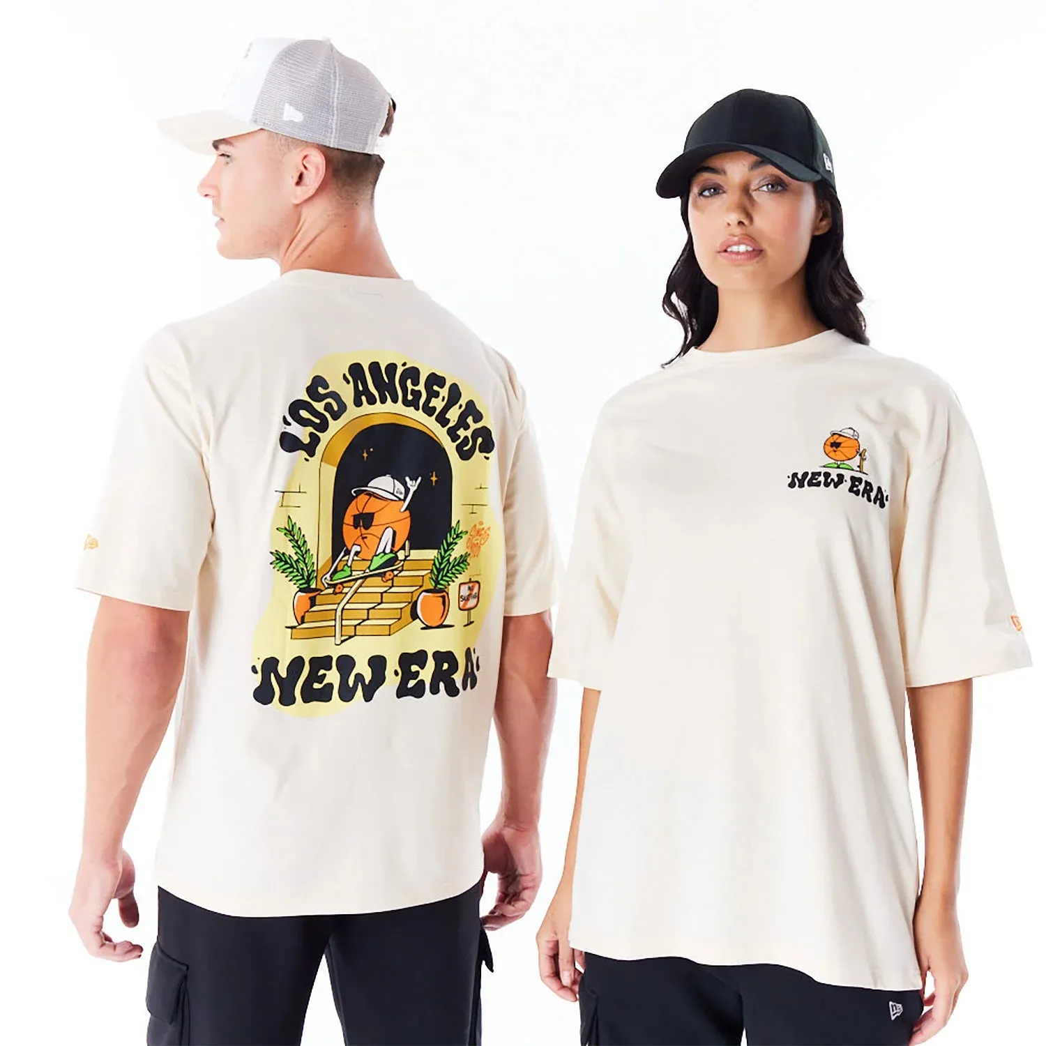 NEW ERA New Era Los Angeles City Graphic Stone Oversized T-Shirt