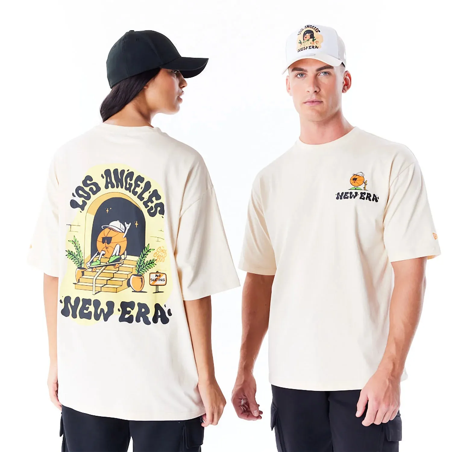 NEW ERA New Era Los Angeles City Graphic Stone Oversized T-Shirt