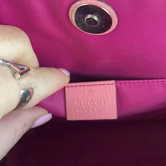 New GucciBag with Logo and 3D Strawberry