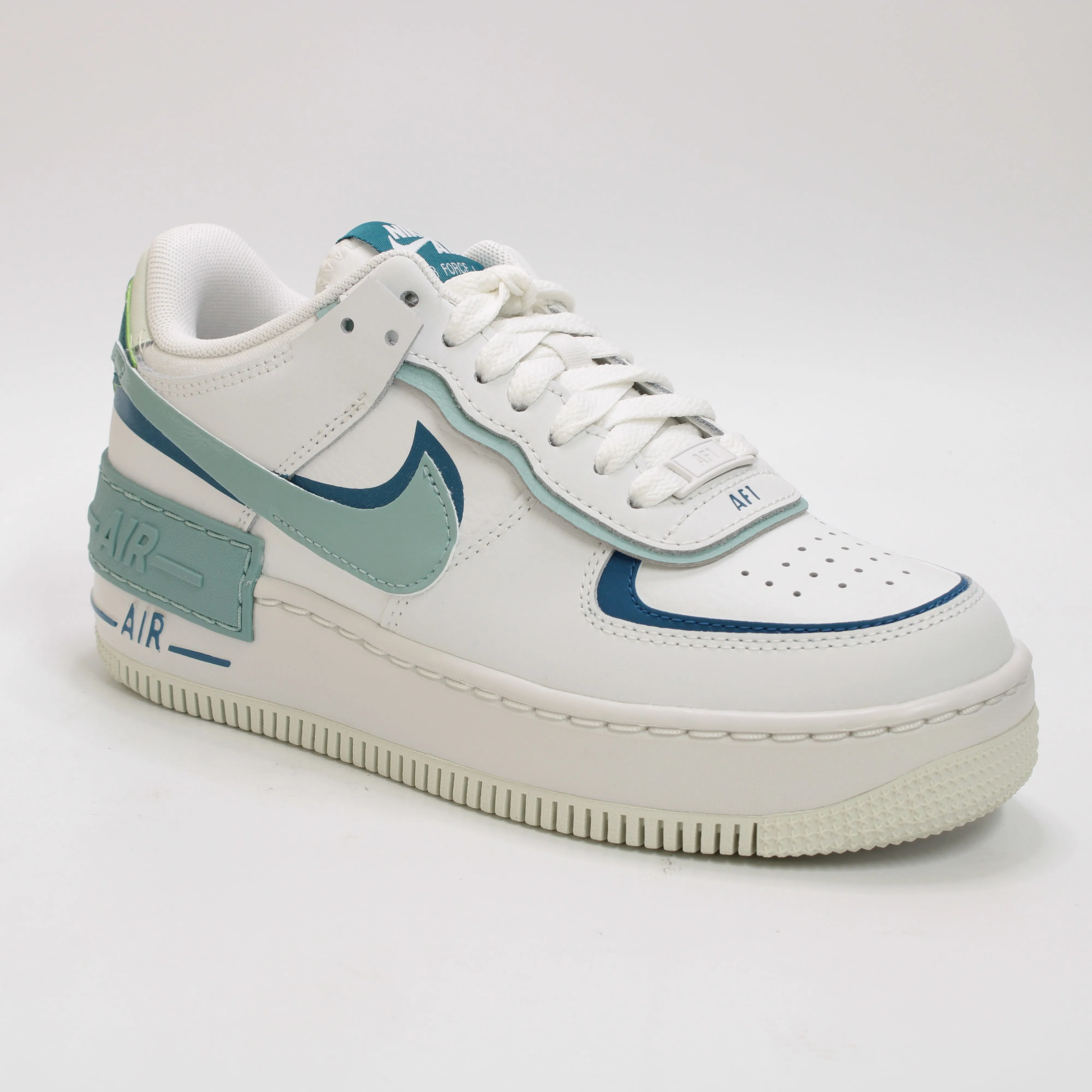 Nike Air Force 1 Shadow Summit White Mineral Industrial Blue Trainers