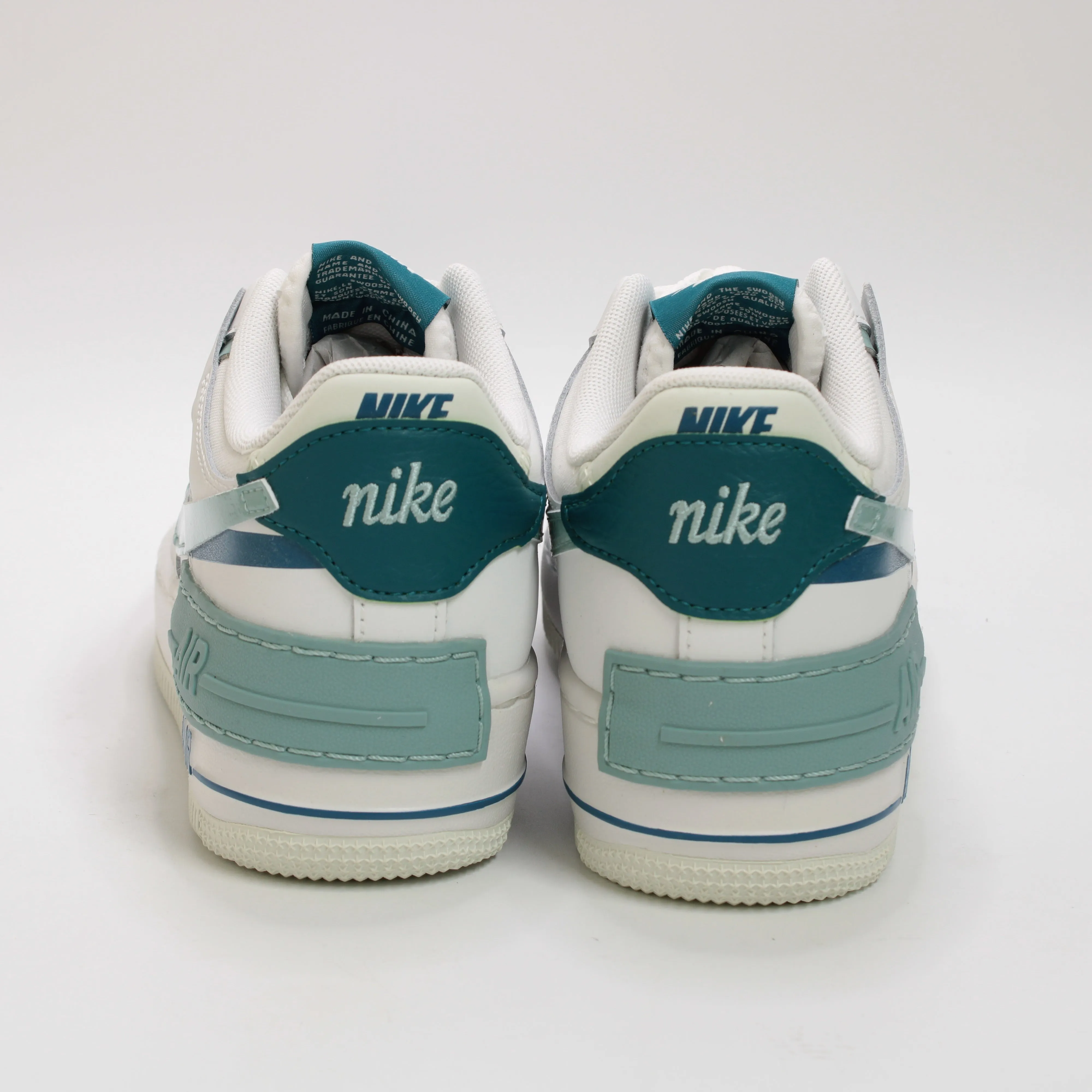 Nike Air Force 1 Shadow Summit White Mineral Industrial Blue Trainers