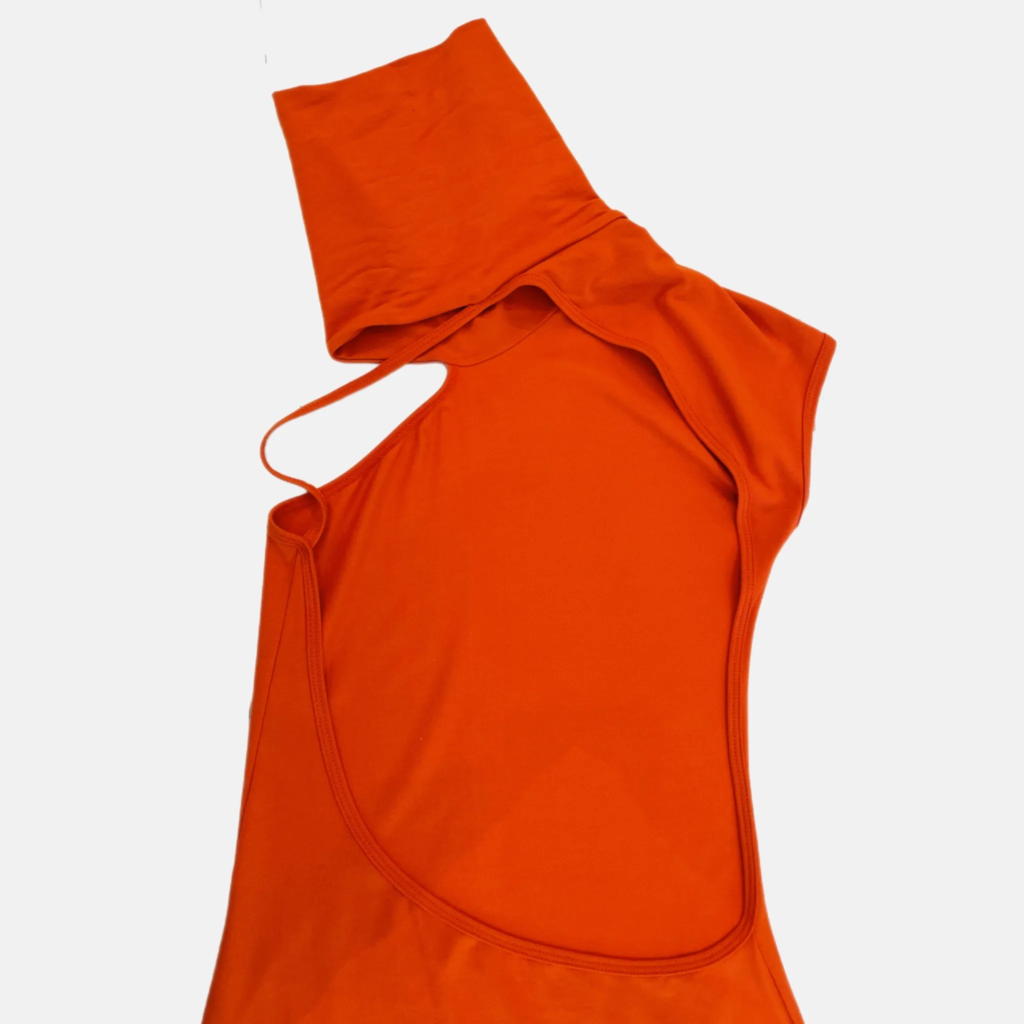 Pfeiffer Dress - Burnt Orange Viscose Jersey