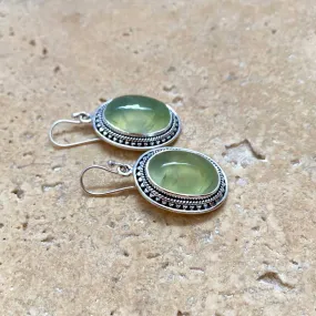 Prehnite Earrings - Tulsi