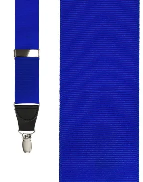 "Electric Blue Grosgraine Ribbon" Suspenders